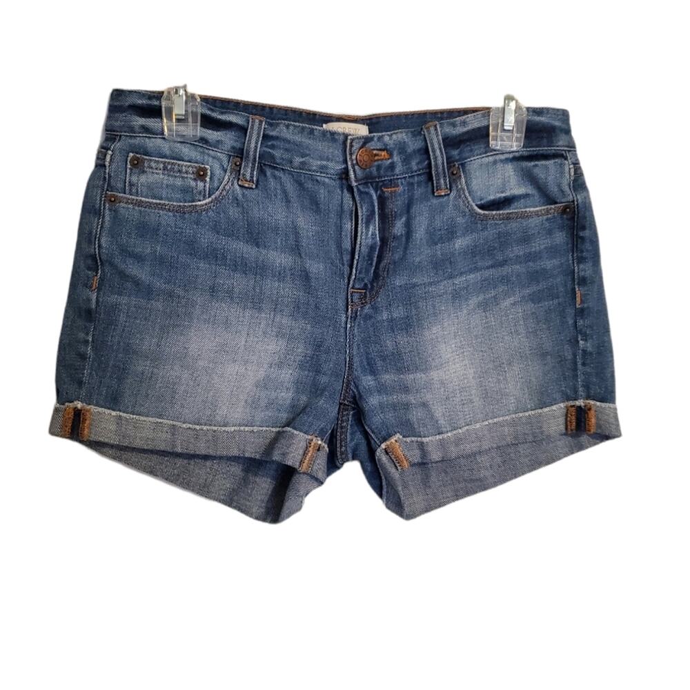 J CREW Women's light wash denim shorts size 26